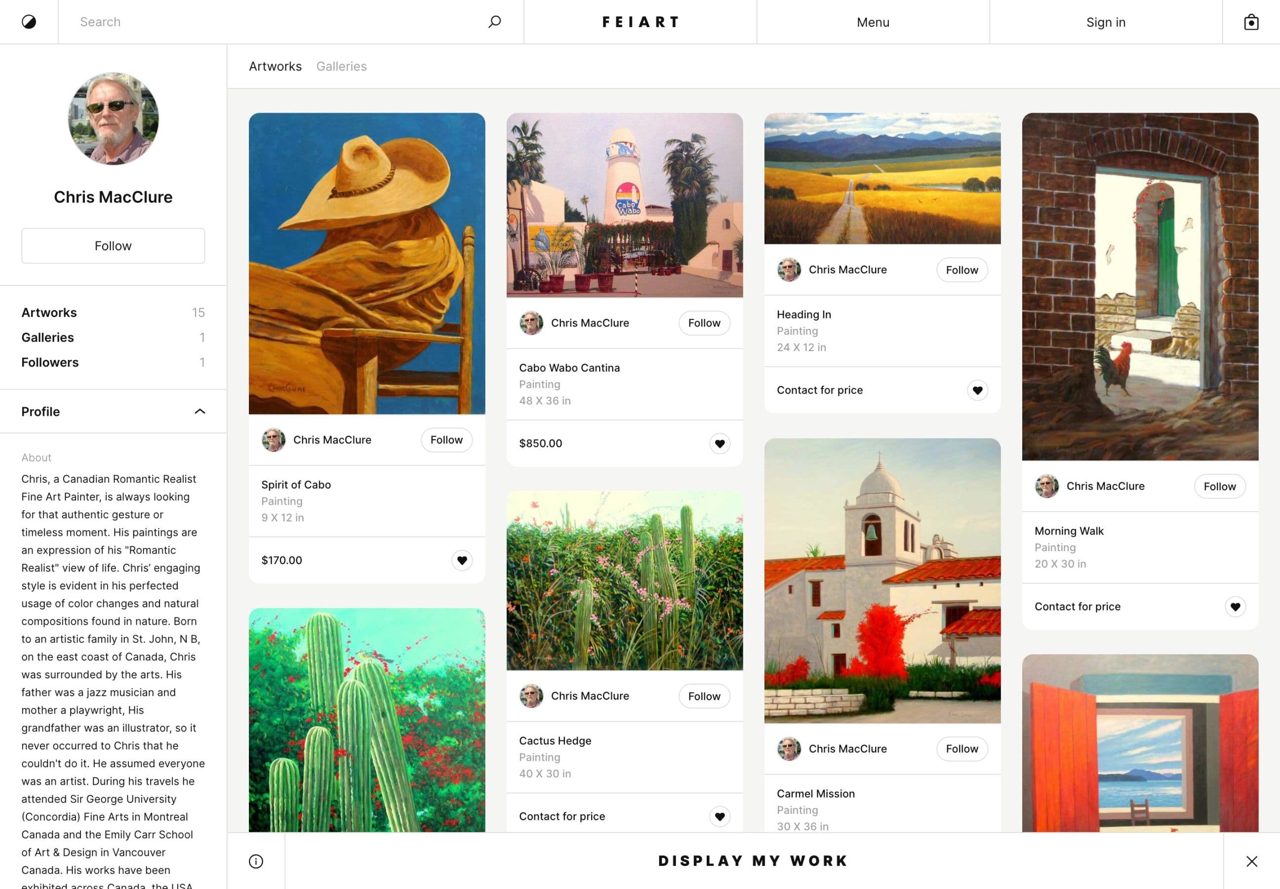Light mode product overview example