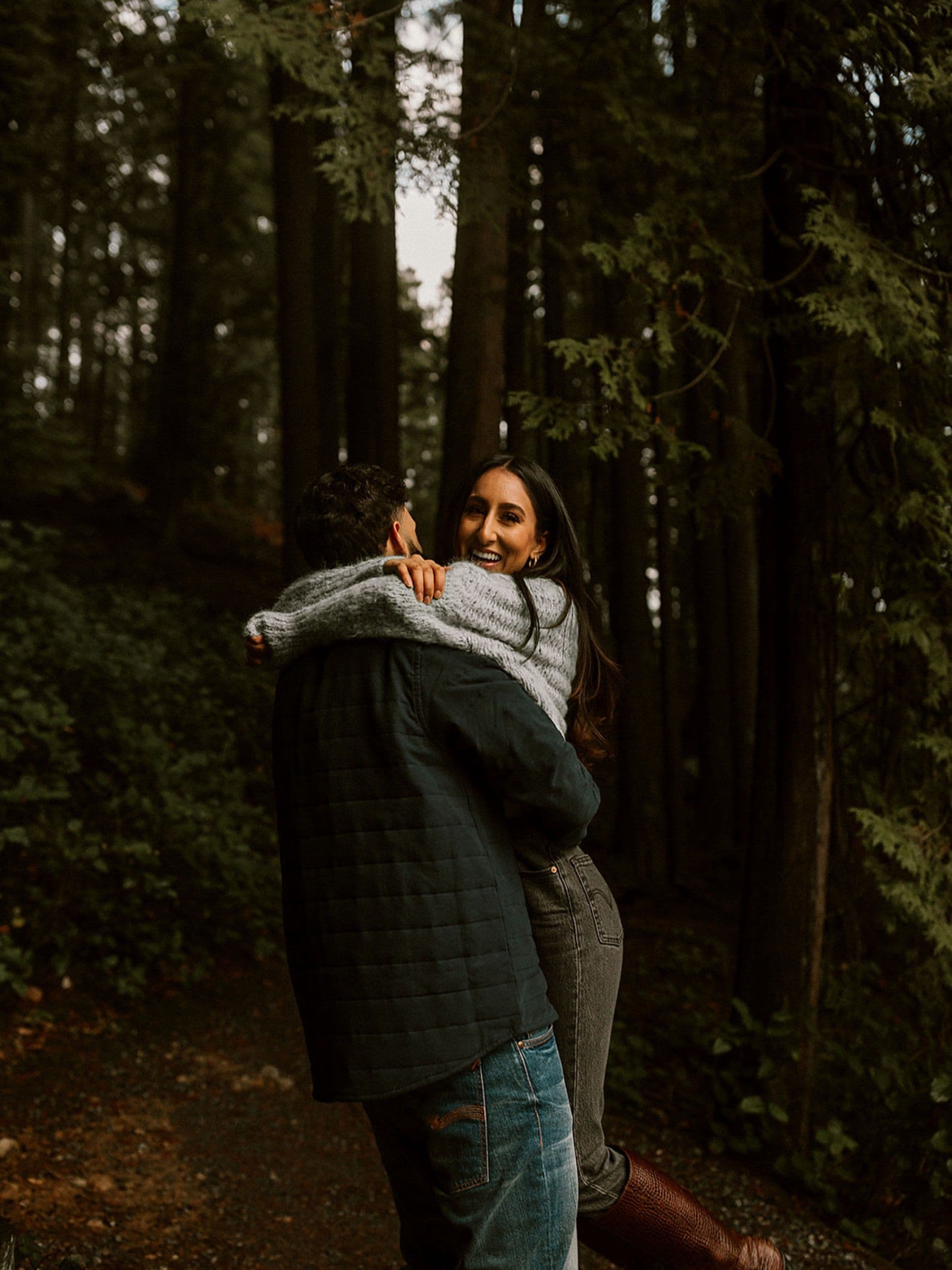 Couple in the woods by, Abigail Photography